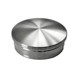 Ukončenie na trubku ø 42,4 mm, brúsená nerez AISI 304 Ukončenie na trubku ø 42,4 mm, brúsená nerez AISI 304